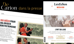 Revue de presse DeCarion Les Echos Week-end 6 idées pour valoriser son patrimoine