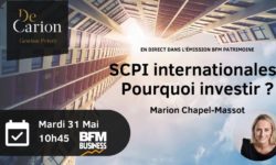 Marion CHAPEL-MASSOT BFM Patrimoine - SCPI Internationales -